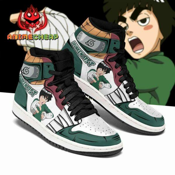 Drunken Fist Rock Lee Shoes Custom Naruto Anime Sneakers 1