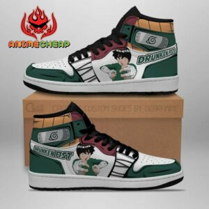 Drunken Fist Rock Lee Shoes Custom Naruto Anime Sneakers 5