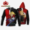 Elric Edward Hoodie Custom Fullmetal Alchemist Anime Merch Clothes 12