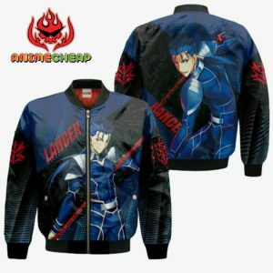 Fate Stay Night Lancer Hoodie Shirt Custom Anime Zip Jacket 9