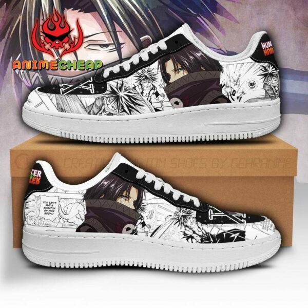 Feitan Shoes Custom Hunter X Hunter Anime Sneakers Fan PT05 1