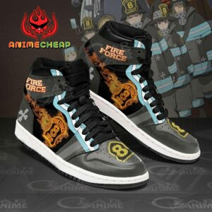 Fire Force Company 8 Shoes Custom Anime Sneakers 5