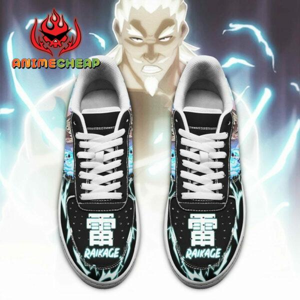 Fourth Raikage Shoes Custom Naruto Anime Sneakers Leather 2