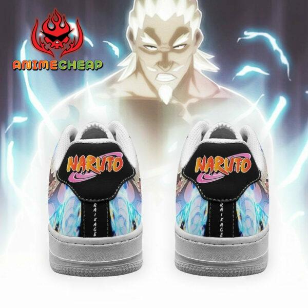 Fourth Raikage Shoes Custom Naruto Anime Sneakers Leather 3