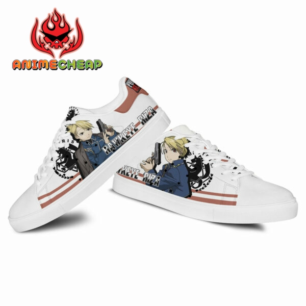 Fullmetal Alchemist Riza Hawkeye Skate Shoes Custom Anime Sneakers 3
