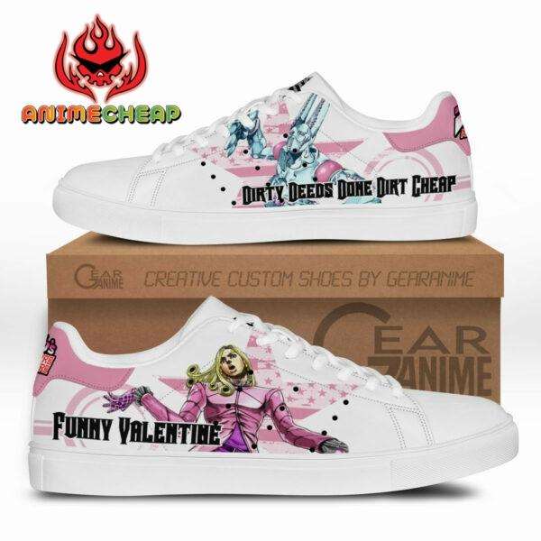 Funny Valentine Skate Shoes Custom Anime Jojo's Bizarre Adventure Shoes 1