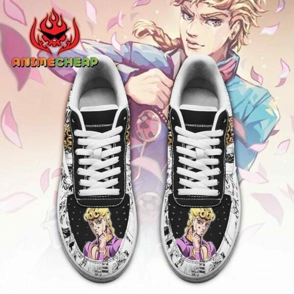 Giorno Giovanna Shoes Manga Style JoJo’s Anime Sneakers Fan Gift PT06 2