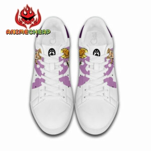 Giorno Giovanna Skate Shoes Custom Anime Jojo's Bizarre Adventure Shoes 7