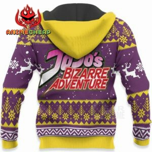 Giorno Giovanna Ugly Christmas Sweater jj's Anime Xmas Hoodie 8