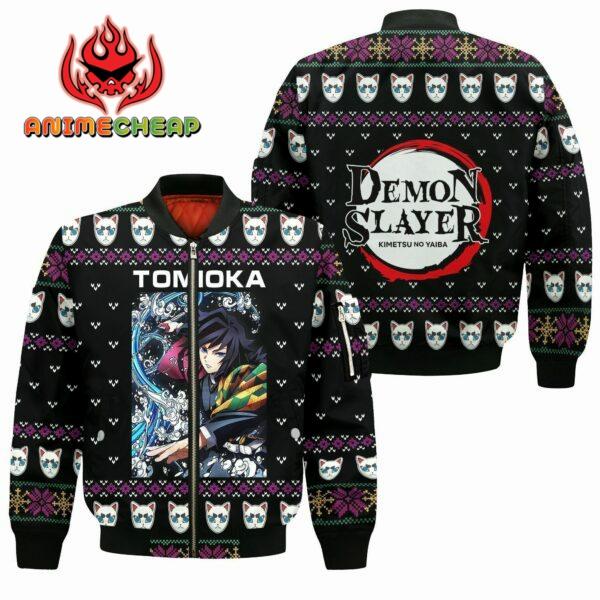 Giyu Tomioka Ugly Christmas Sweater Kimetsu Anime Xmas Gift Custom Clothes 4