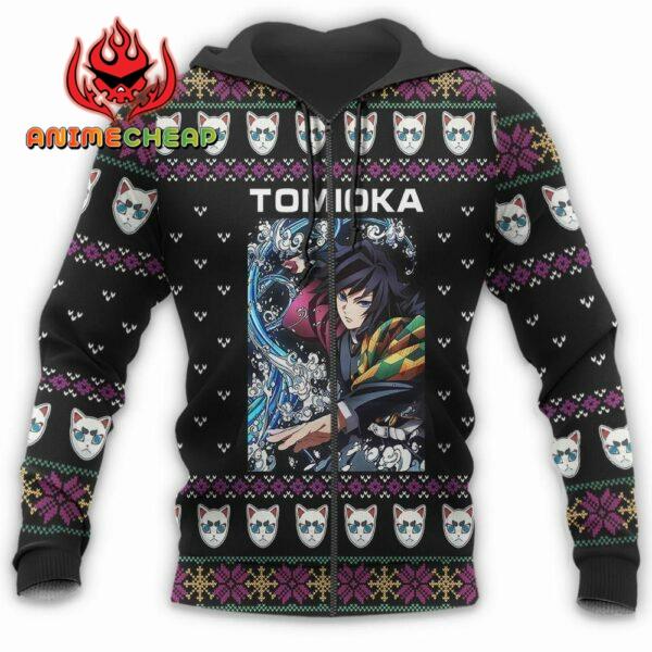 Giyu Tomioka Ugly Christmas Sweater Kimetsu Anime Xmas Gift Custom Clothes 7