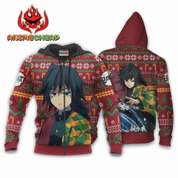 Giyuu Ugly Christmas Sweater Custom Anime Kimetsu XS12 2