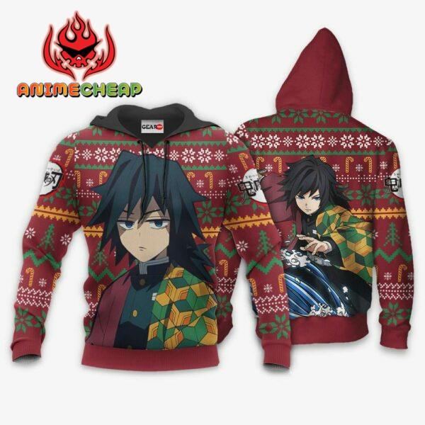 Giyuu Ugly Christmas Sweater Custom Anime Kimetsu XS12 3