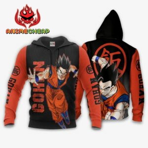 Gohan Hoodie Dragon Ball Anime Zip Jacket 8