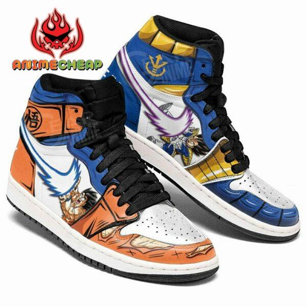 Goku And Vegeta Ki Blast Shoes Custom Anime Dragon Ball Sneakers 3