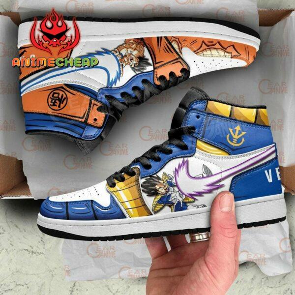 Goku And Vegeta Ki Blast Shoes Custom Anime Dragon Ball Sneakers 2
