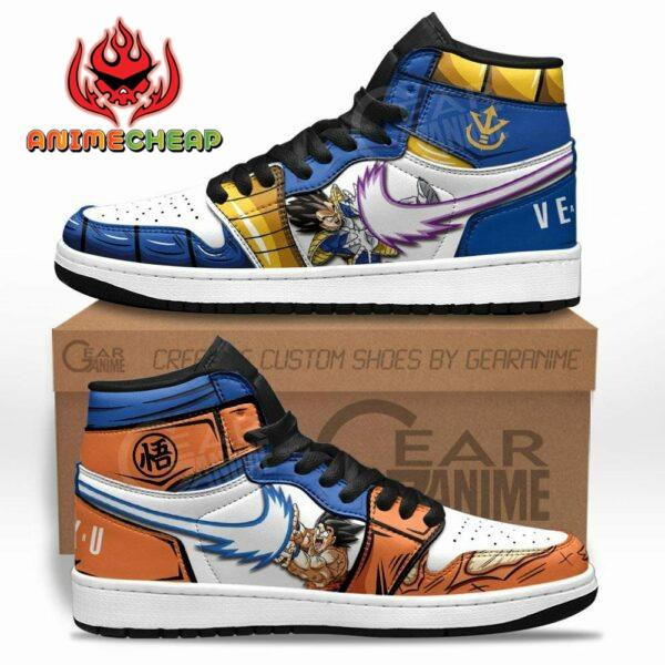 Goku And Vegeta Ki Blast Shoes Custom Anime Dragon Ball Sneakers 1