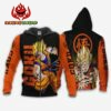 Goku Super Saiyan Hoodie Dragon Ball Anime Zip Jacket 6