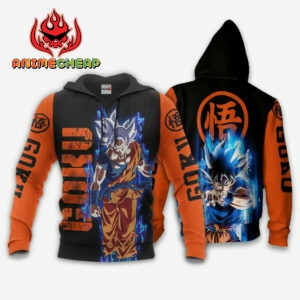 Goku Ultra Instinct Hoodie Custom Anime Dragon Ball Jacket 8