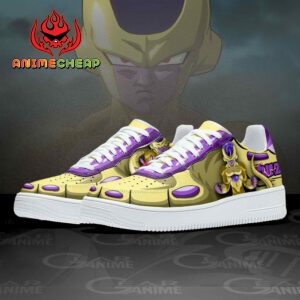 Golden Frieza Air Shoes Custom Anime Dragon Ball Sneakers 5