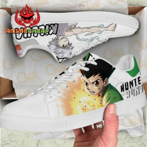 Gon and Killua Skate Shoes Custom Anime Hunter x Hunter Shoes 5