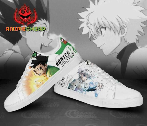 Gon and Killua Skate Shoes Custom Anime Hunter x Hunter Shoes 3