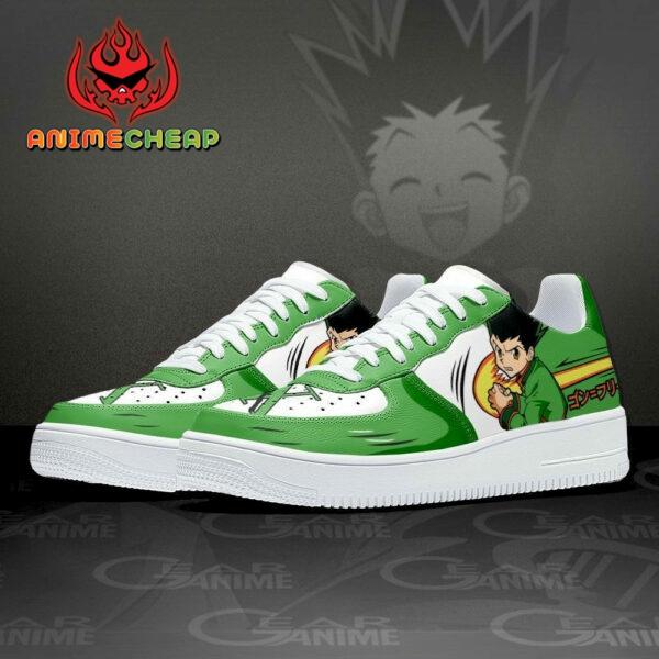 Gon Freecss Air Shoes Custom Hunter X Hunter Anime Sneakers 3