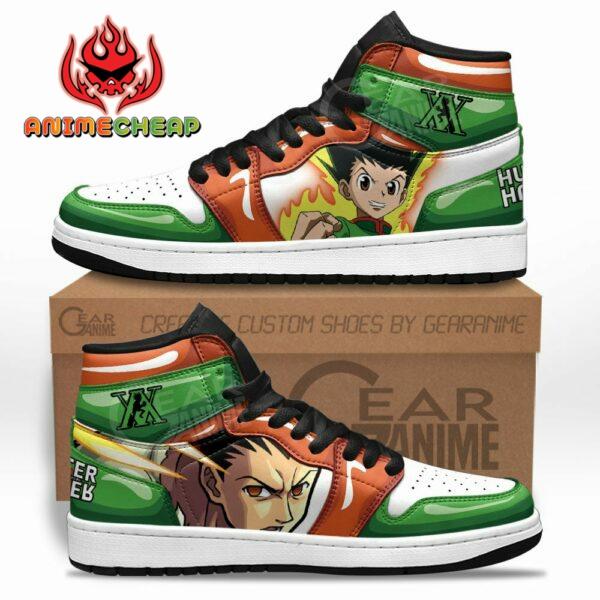 Gon Freecss Shoes Custom Hunter X Hunter Anime Sneakers 1