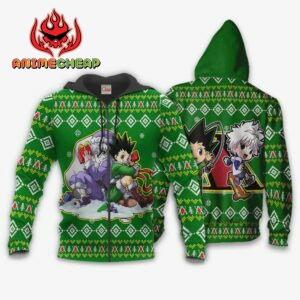 Gon & Killua HxH Ugly Christmas Sweater HxH Anime Xmas 7