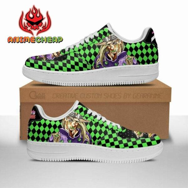 Gyro Zeppeli Shoes Custom JoJo’s Anime Sneakers Fan Gift Idea PT06 1