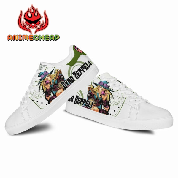 Gyro Zeppeli Skate Shoes Custom Anime Jojo's Bizarre Adventure Shoes 3