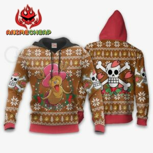 Happy Chopper Ugly Christmas Sweater One Piece Anime Xmas 7