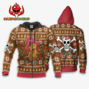 Happy Chopper Ugly Christmas Sweater One Piece Anime Xmas 6
