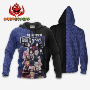 Hashira Team Hoodie Custom Kimetsu Anime Merch Clothes 8