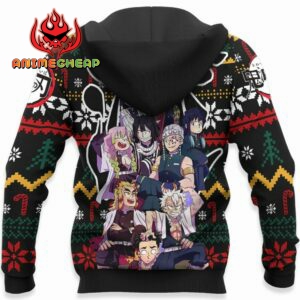 Hashira Team Ugly Christmas Sweater Custom Anime Kimetsu XS12 8