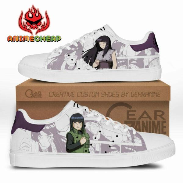 Hinata Hyuga Skate Shoes Custom Naruto Anime Sneakers 1