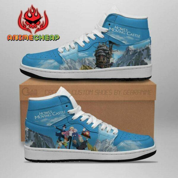 Howl’s Moving Castle Shoes Custom Anime Leather Sneakers 1