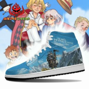 Howl’s Moving Castle Shoes Custom Anime Leather Sneakers 6