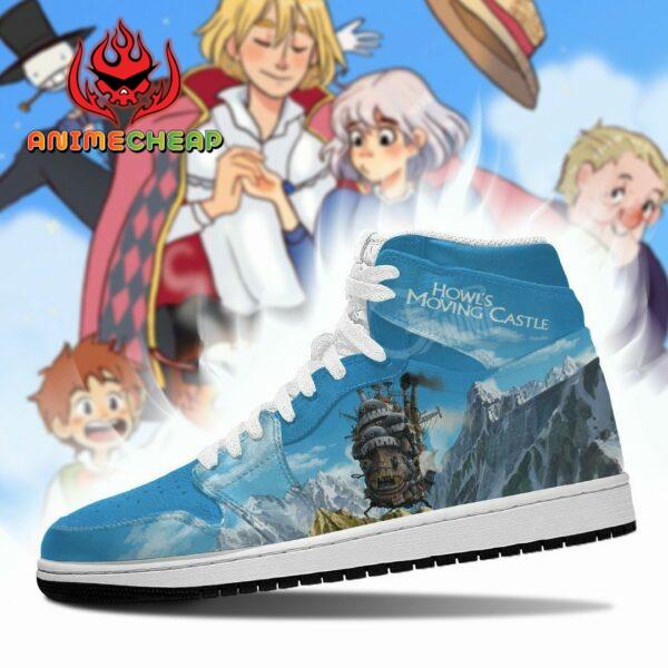 Howl’s Moving Castle Shoes Custom Anime Leather Sneakers 3