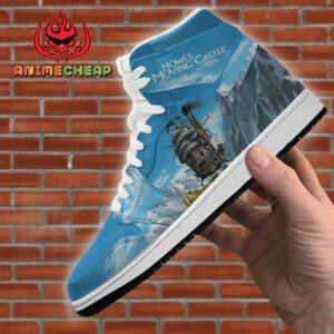 Howl’s Moving Castle Shoes Custom Anime Leather Sneakers 7