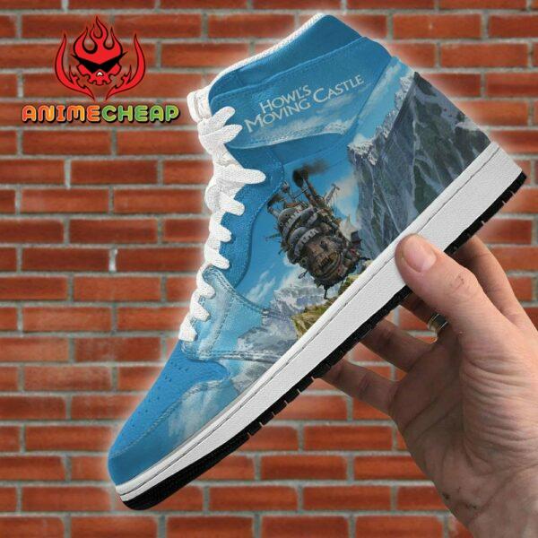 Howl’s Moving Castle Shoes Custom Anime Leather Sneakers 4