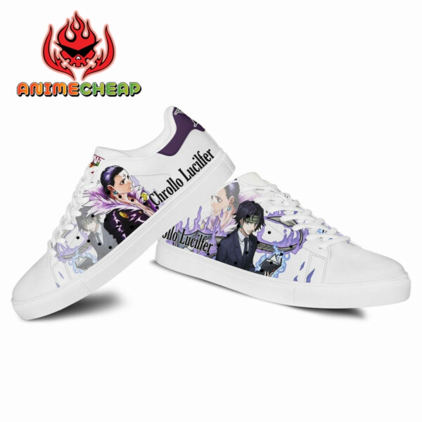 Hunter X Hunter Chrollo Lucilfer Skate Shoes Custom Anime Sneakers 3