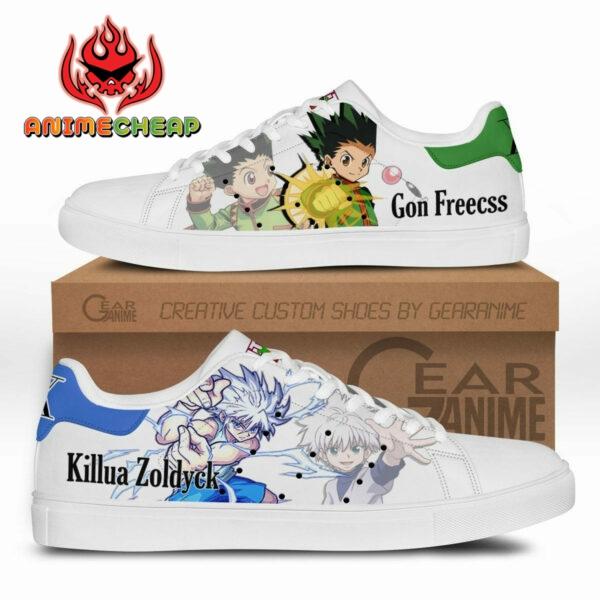 Hunter X Hunter Gon and Killua Skate Shoes Custom Anime Sneakers 1