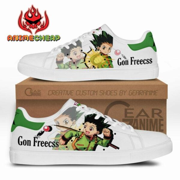 Hunter X Hunter Gon Freecss Skate Shoes Custom Anime Sneakers 1