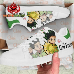 Hunter X Hunter Gon Freecss Skate Shoes Custom Anime Sneakers 5