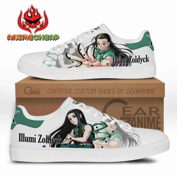 Hunter X Hunter Illumi Zoldyck Skate Shoes Custom Anime Sneakers 1