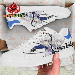 Hunter X Hunter Killua Zoldyck Skate Shoes Custom Anime Sneakers 5