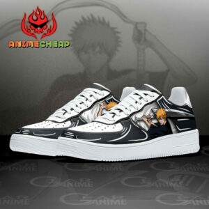 Ichigo Kurosaki Air Shoes Custom Anime Bleach Sneakers 5