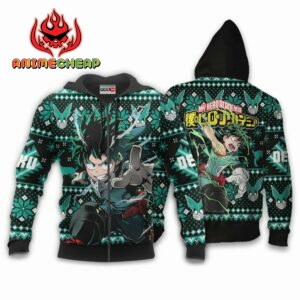 Izuku Midoriya Ugly Christmas Sweater Custom Anime My Hero Academia XS12 6