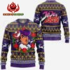 Josuke Higashikata Ugly Christmas Sweater jj's Anime Xmas Hoodie 10